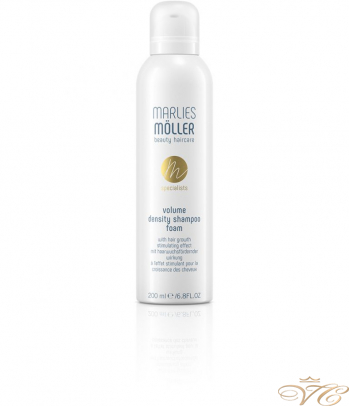 Шампунь-пена для стимулирования роста волос и увеличения объема Marlies Moller Volume Density Shampoo Foam