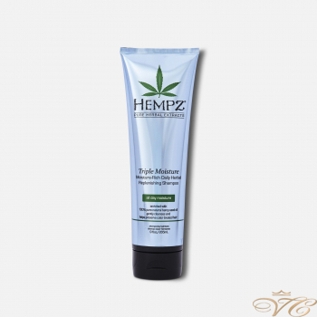 Интенсивно увлажняющий шампунь для сухих волос Hempz Triple Moisture Herbal Shampoo