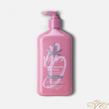 Молочко для тела "Жасмин-Роза" с коллагеном Hempz Sweet Jasmine & Rose Collagen Infused Herbal Body Moisturizer