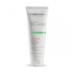 Увлажняющий крем для жирной кожи Эластин, коллаген, плацента Christina Elastin Collagen Moisture Cream